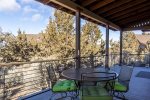 Outdoor seating to enjoy your morning coffee or relax in the Central Oregon sunshine 